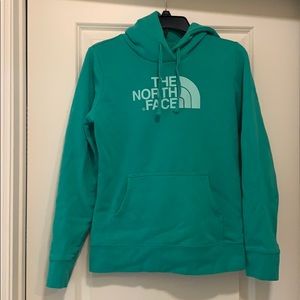 North face Green Hoodie